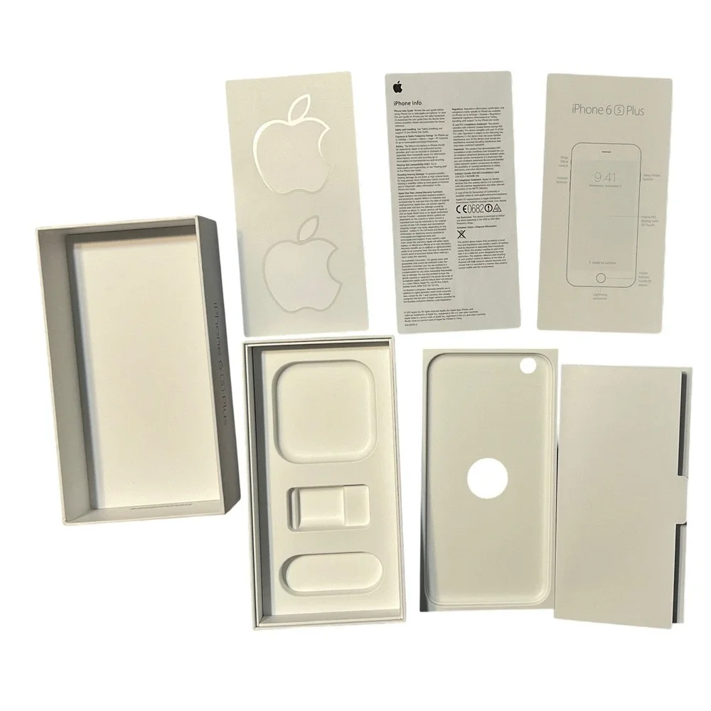 iPhone 6s Plus EMPTY Box Only Original Apple‎ Packaging Inserts Rose Gold 16GB
